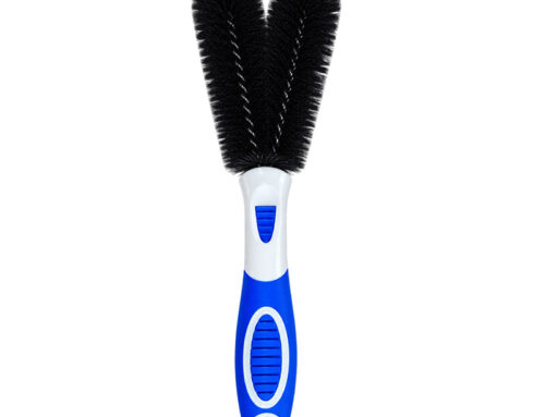 Compact Stiff-Bristle Wheel & Tire Cleaning Brush
